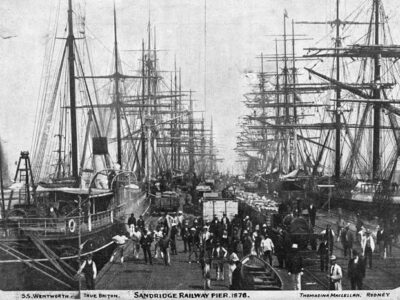 Boats-at-Port-melbourne-1876 Boats-at-Port-melbourne-1876
